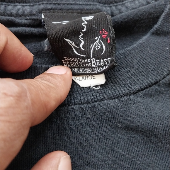 VINTAGE 90s "BEAUTY & THE BEAST" BROADWAY MUSICAL TEE - Picture 6 of 6